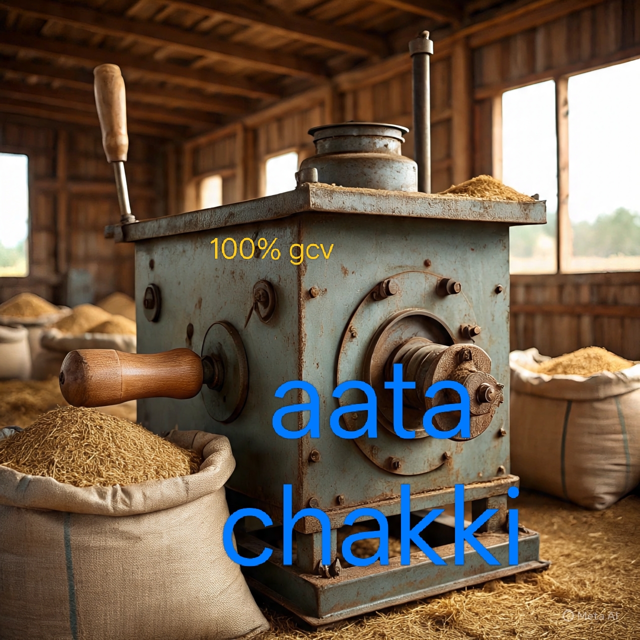 Dhan aur aata chakki 