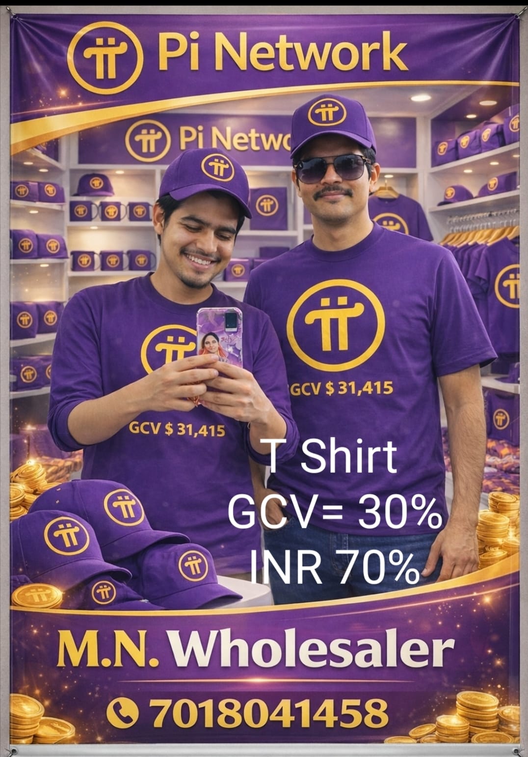 M. N. Wholesaler with 30% Pi Gcv